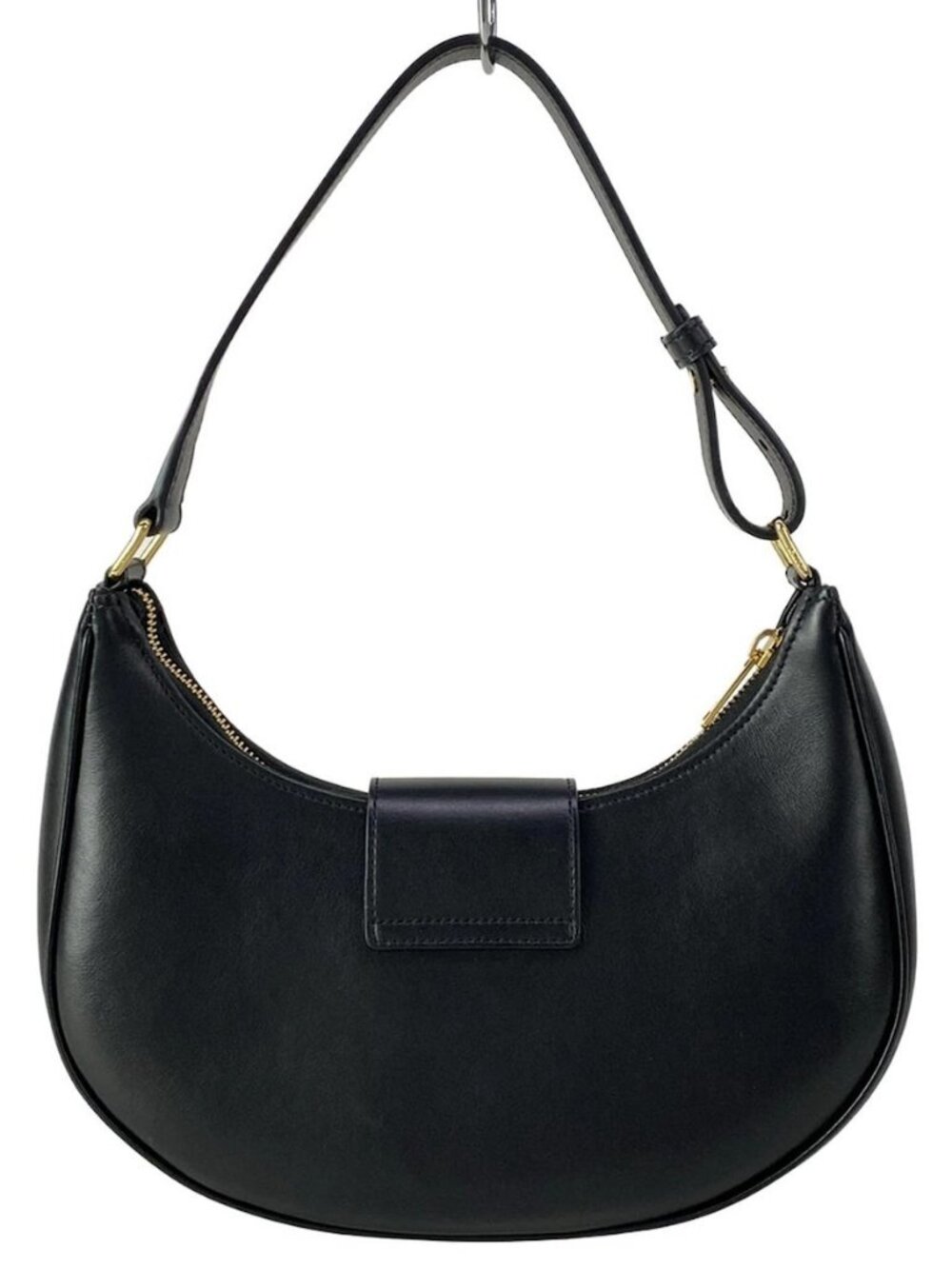 CELINE Medium Ava Trionf Bag Black Calf Skin Handbag - Picture 3 of 16